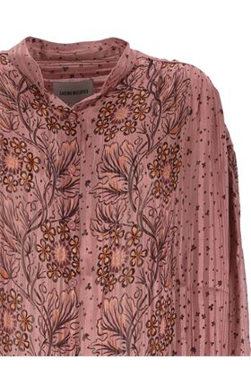 Camicia con stampa rosa antica SABINA MUSAYEV | T20304212